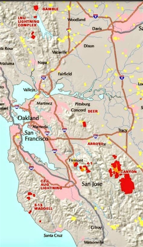 Today's MODIS fire map. No wonder it looks like sunset at 9:00 AM. : r ...