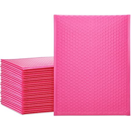 Amazon Ucgou Bubble Mailers X Inch Hot Pink Pack Poly