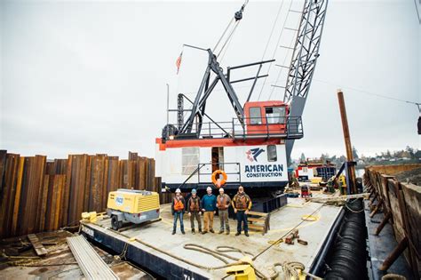 Snohomish Floating Crane American Construction Company