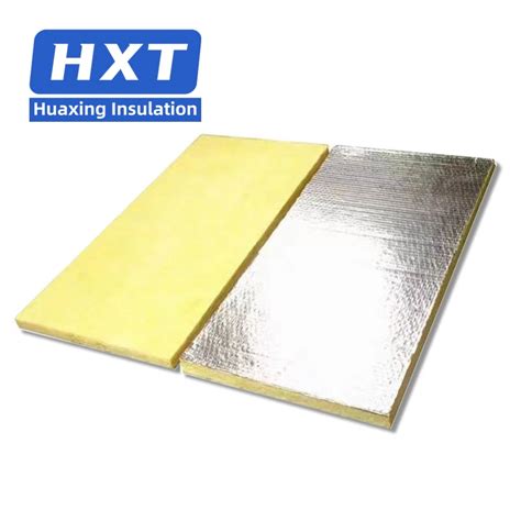 Glass Wool Board Glass Fiber Blanket With Aluminum Foil Backed For Roof And Wall China Glass