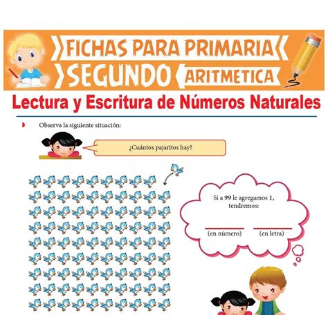 Lectura y Escritura de Números Naturales Segundo Grado de Primaria