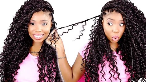 Goddess Box Braids Tutorial Step By Step In Detail Youtube