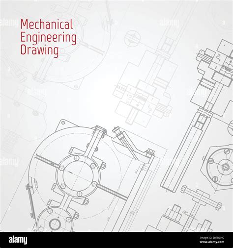 Dibujo T Cnico Antecedentes Dibujo De Ingenier A Mec Nica Fondo De