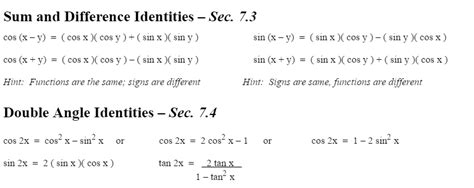 trigonometry - How to use trig identities - Mathematics Stack Exchange