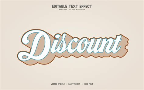 Premium Vector Editable 3d Text Effect Styles