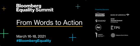 Key Takeaways From Bloomberg Equality Summit From Words To Action