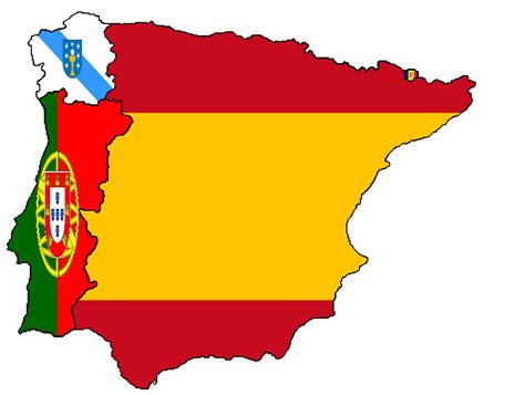 Flag Map of Iberia by DallasLong2019 on DeviantArt