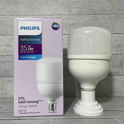 Jual Philips Lampu Led Trueforce Essential W Watt Putih Di Lapak