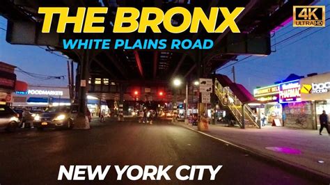 Driving Bronx NY White Plains Road 4K YouTube