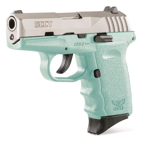 SCCY CPX 2 Semi Automatic 9mm 3 1 Barrel Blue Stainless 10 1