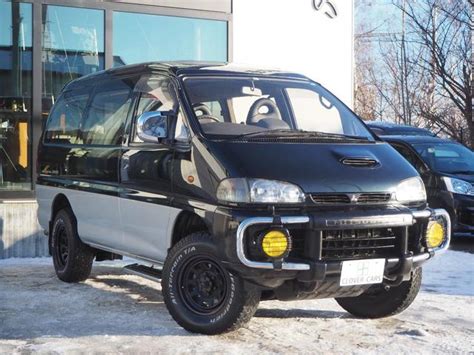 Mitsubishi Delica Space Gear Long Super Exceed Black Silver