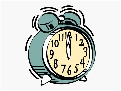 Cartoon Alarm Clock Ringing Free Transparent Clipart Clipartkey