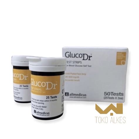 Jual Strip Gluco Dr Strip Cek Gula Darah Gluco Dr Shopee Indonesia