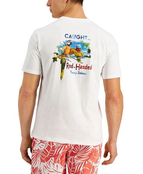 Tommy Bahama Mens Caught Red Handed Graphic T Shirt And Reviews T