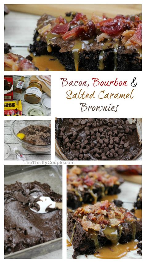 Bacon, Bourbon, Salted Caramel, Dark Chocolate Brownies Recipe - The ...