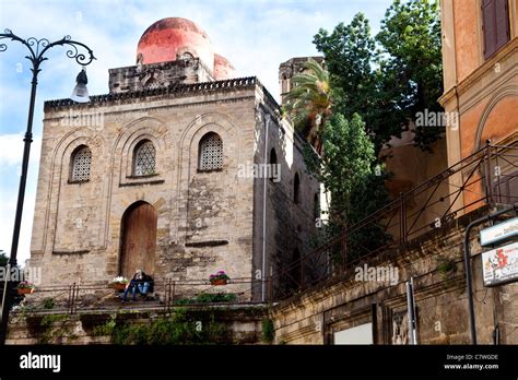 Chiesa Di San Cataldo Church Palermo Sicily Sicilia Italy Stock