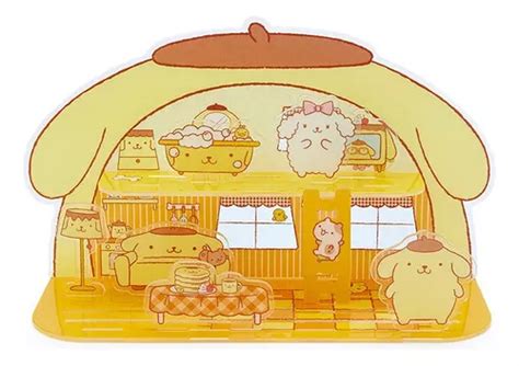 Casa Acrílica Custom Pompompurin Original Sanrio Cuotas Sin Interés