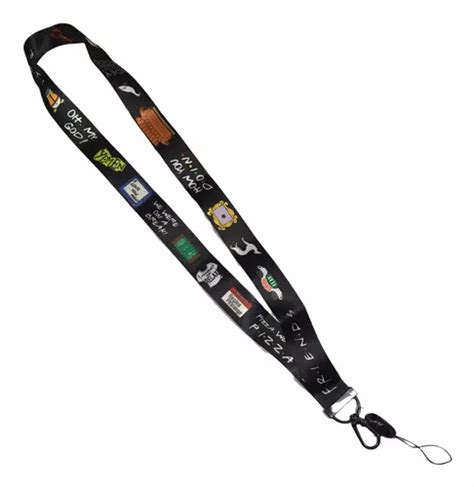 Lanyard Listón Porta Gafete Llaves Usb Diseño Serie Friends Meses sin