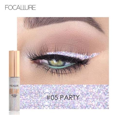 Abi Liquide Pour Les Yeux Focallure Glitter Eyeliner Liquide Brillant