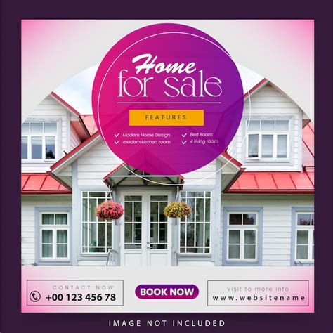 Premium Vector Real Estate Or Home Sale Social Media Post