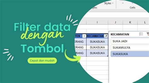 Cara Membuat Filter Pada Excel Dengan Tombol Youtube