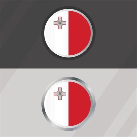 Malta Round Flag Template Vector Art At Vecteezy