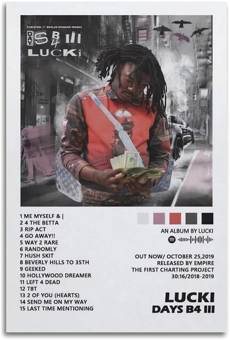 Generic Lucki Poster Album Cover Poster Wall Art Print