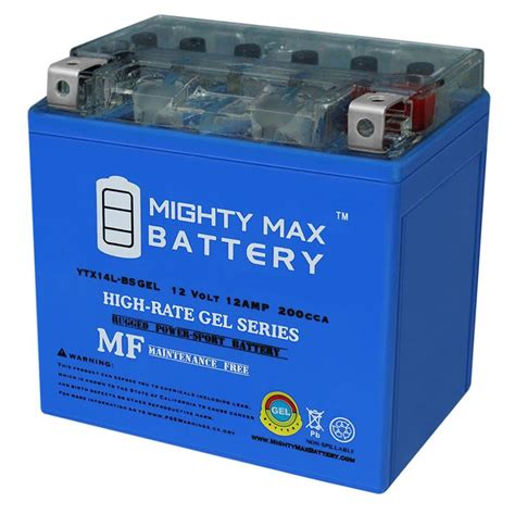 Mighty Max Battery Ytx L Bs Gel Battery For Harley Davidson Xl