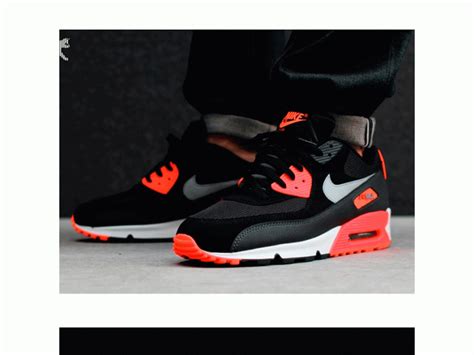 Venta Nike Air Max Negro Con Naranja En Stock