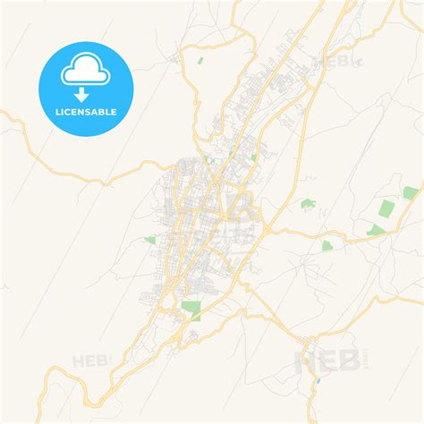 printable street map  tunja colombia hebstreits
