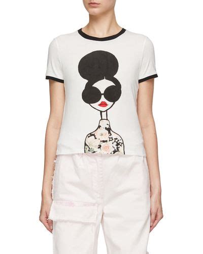 Alice Olivia T Shirts For Women Online Sale Up To Off Lyst Uk