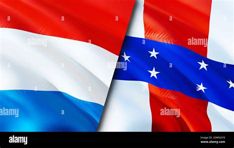 Luxembourg netherlands antilles flag hi-res stock photography and ...