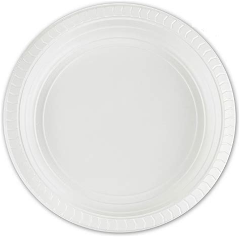 Amazon PLASTICPRO 7 Inch Round Plastic Plates Microwaveable