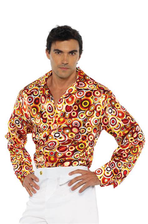 70s Circle Disco Shirt Adult Costume