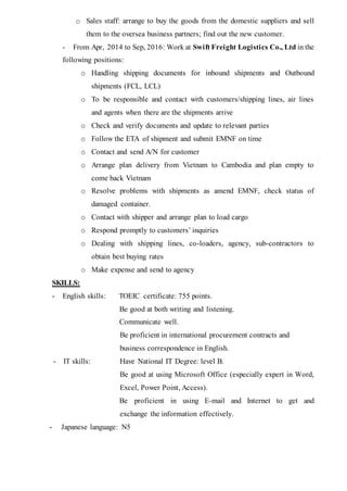 Curriculum Vitae English Pdf