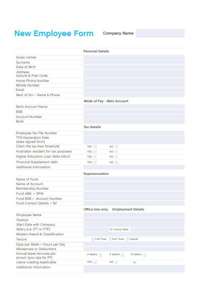 Free 49 Sample Employee Request Forms In Pdf Ms Word