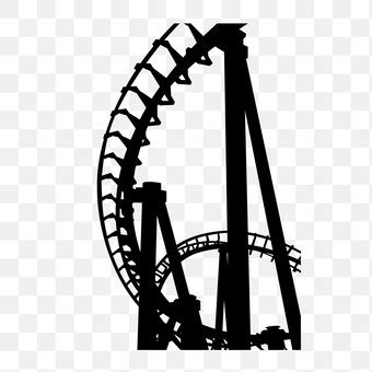 Roller Coaster Silhouette Png