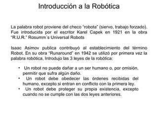 Morfología del robot PPT