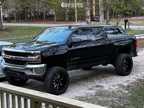 2018 Chevrolet Silverado 1500 With 22x12 57 Vision Spyder And 35 12