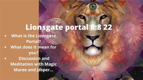 Lionsgate Portal 88 22 Understanding The Lionsgate Portal Opening And