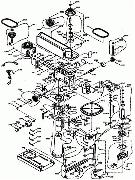 Craftsman Drill Press Parts Diagram