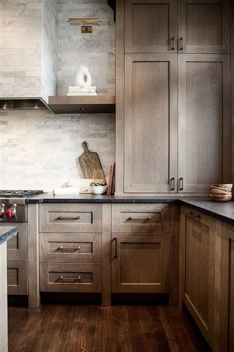 36 Cozy Stained Kitchen Cabinet Ideas Shelterness