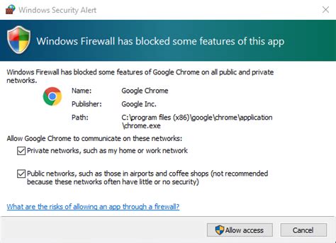 Windows firewall blocked apps on windows 10 - Microsoft Community