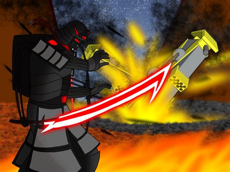 Shogun armor on Rampage by DarthStarsky on DeviantArt