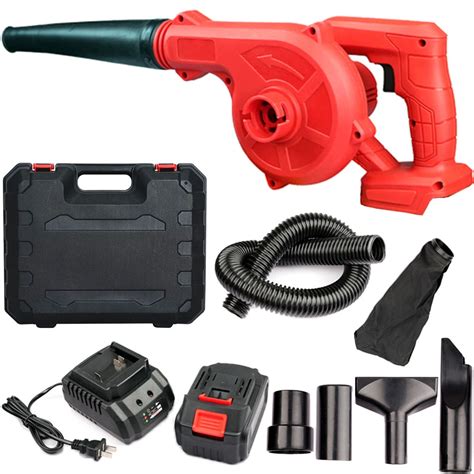 Tools Blowers Drillpro 21v Cordless Electric Air Blower Handheld Rechargeable Blower With