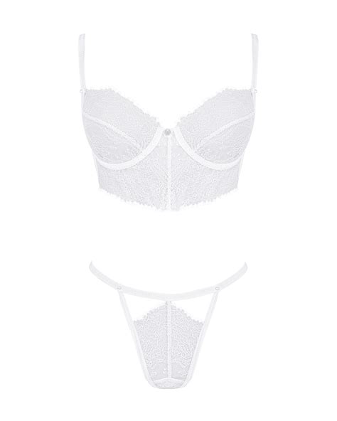 Bustier Set Bianella Weiß Jetzt bei Andalous Dessous Andalous Dessous