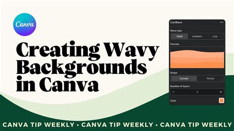 How To Make Curved Wavy Backgrounds In Canva YouTube