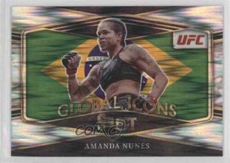 Panini Select Ufc Global Icons Flash Prizm Amanda Nunes Ebay