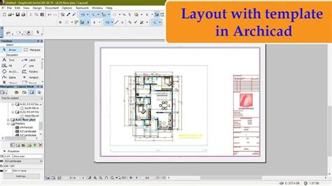 Archicad Tutorial Basic Layout With Template For Begineer Layout