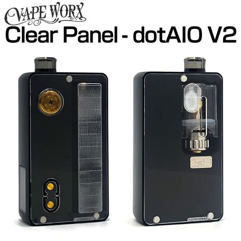 Vapeworx べイプワークス Clear Panel Dotmod Dotaio V2 Dotmod Dotaio V2用クリアパネル Vapeworx ベイプワークス